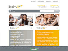 Tablet Screenshot of evasys.de